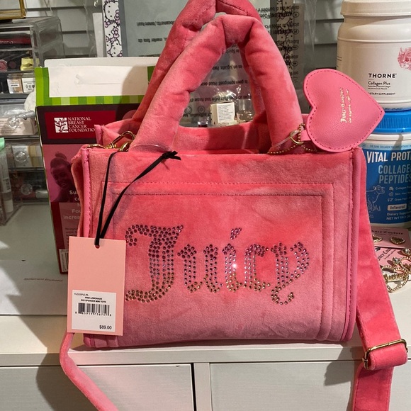 Juicy Couture Handbags - Viral Juicy Couture Pink Lemonade Big Spender Mini Tote